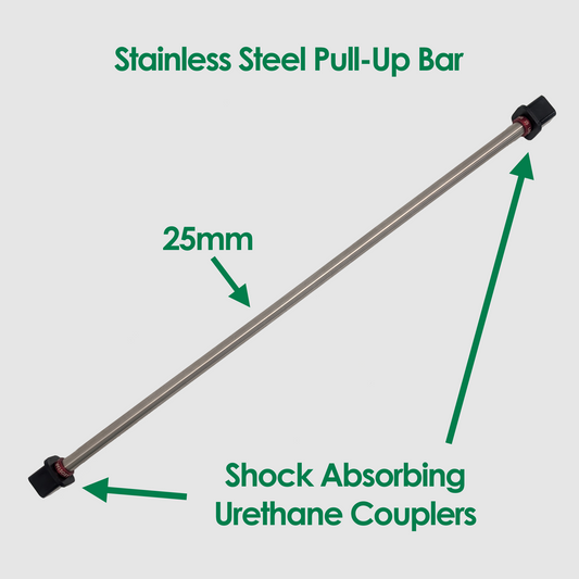 Pull-Up Bar - 25mm - Stainless Steel