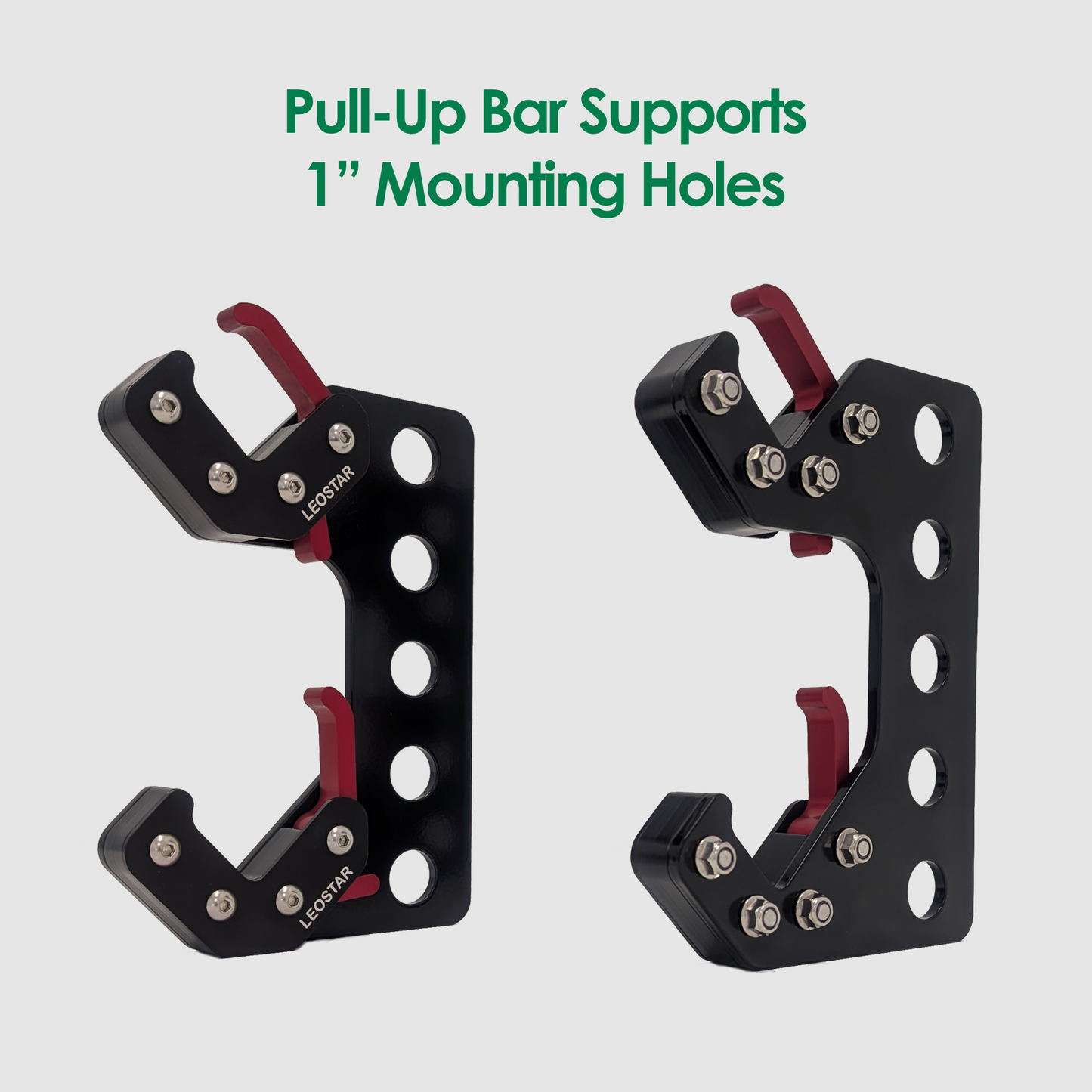 Pull-Up Bar Support - 1" Holes - Double Level