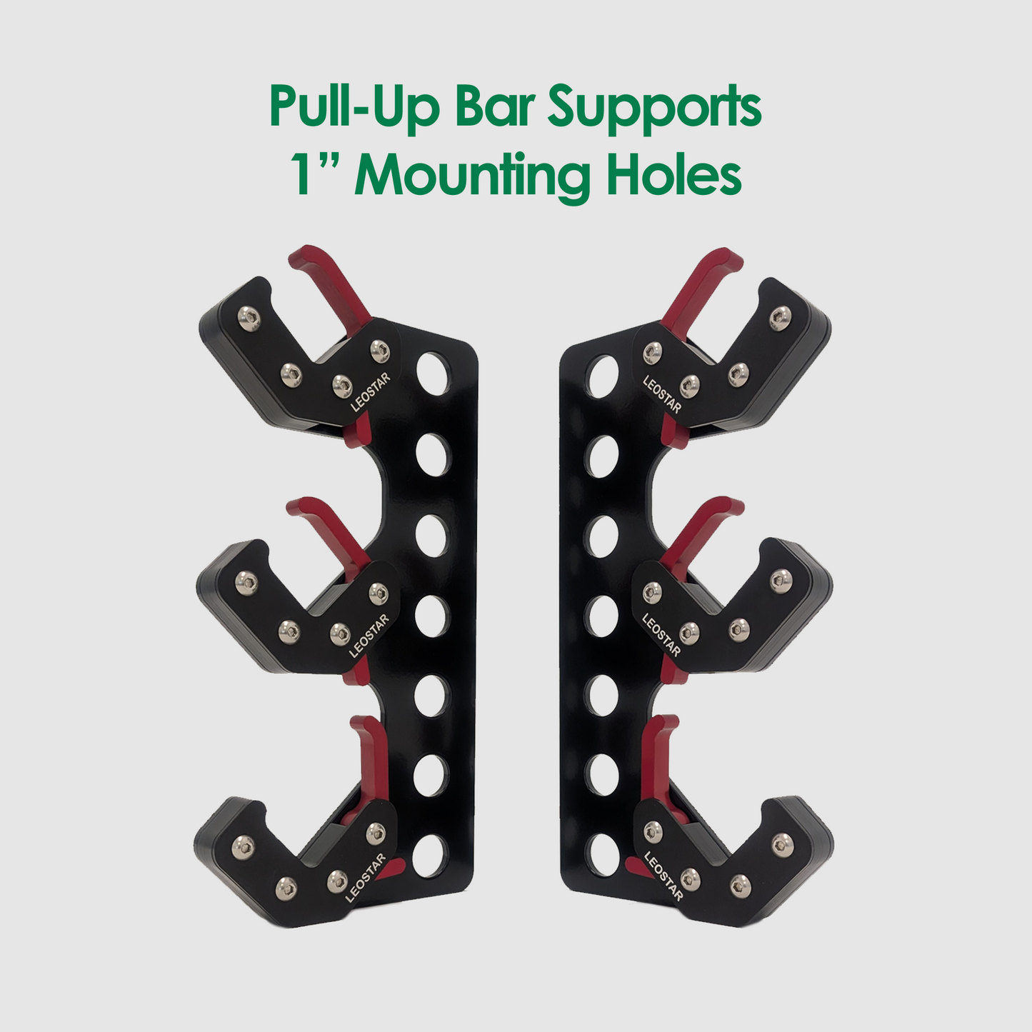 Pull-Up Bar Support - 1" Holes - Triple Level