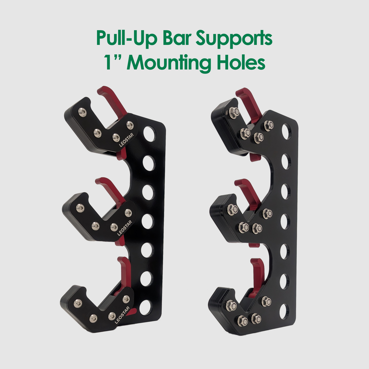Pull-Up Bar Support - 1" Holes - Triple Level
