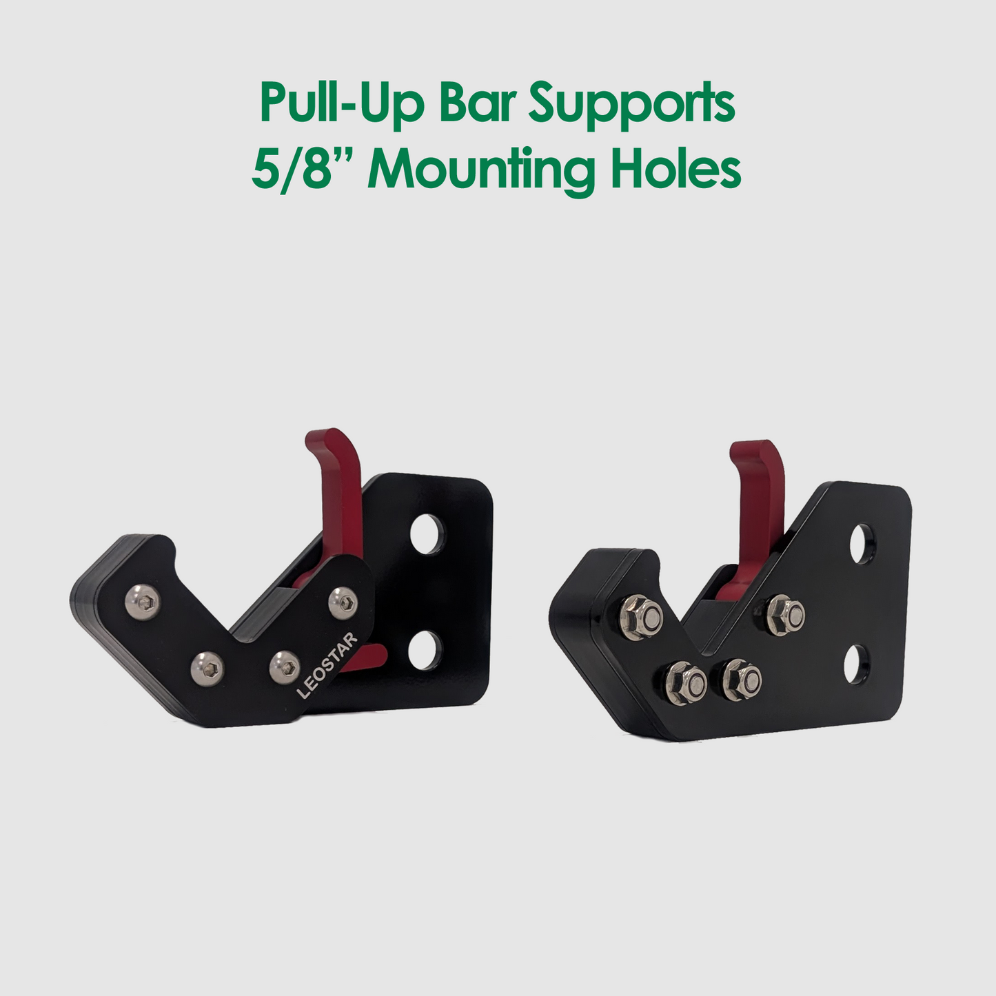 Pull-Up Bar Support - 5/8" Holes - Single Level