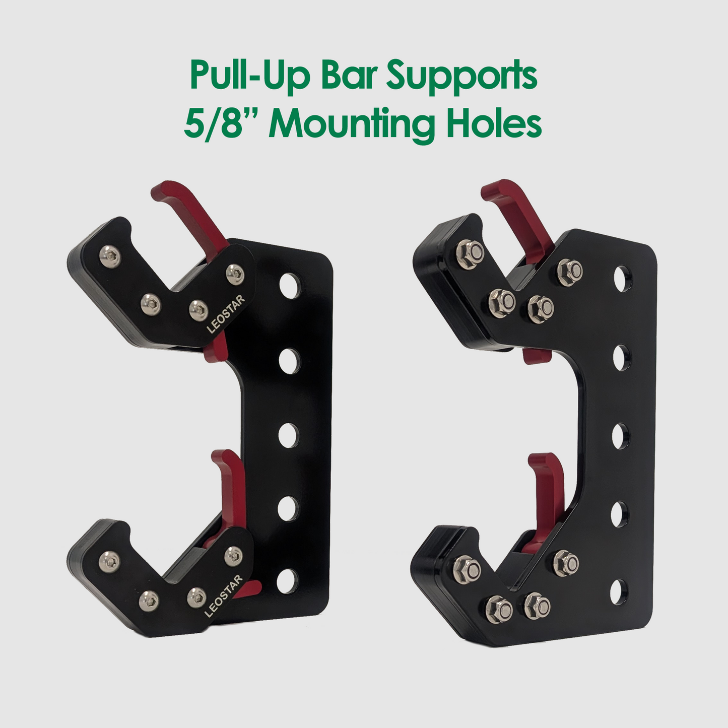 Pull-Up Bar Support - 5/8" Holes - Double Level