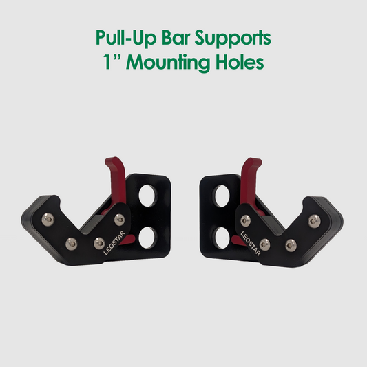 Pull-Up Bar Support - 1" Holes - Single Level
