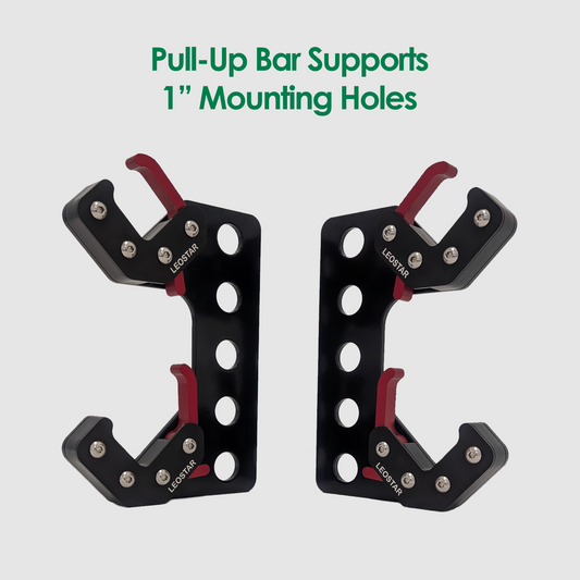 Pull-Up Bar Support - 1" Holes - Double Level