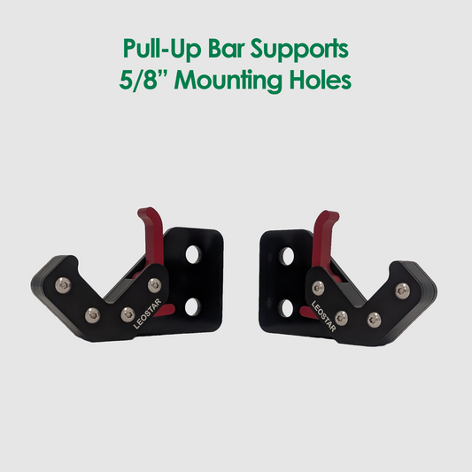 Pull-Up Bar Support - 5/8" Holes - Single Level