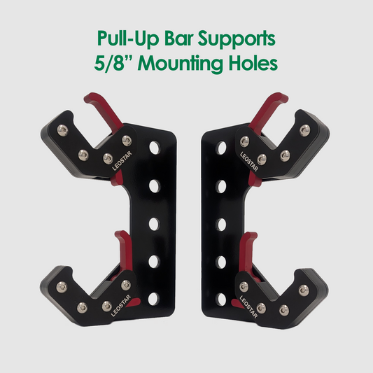Pull-Up Bar Support - 5/8" Holes - Double Level