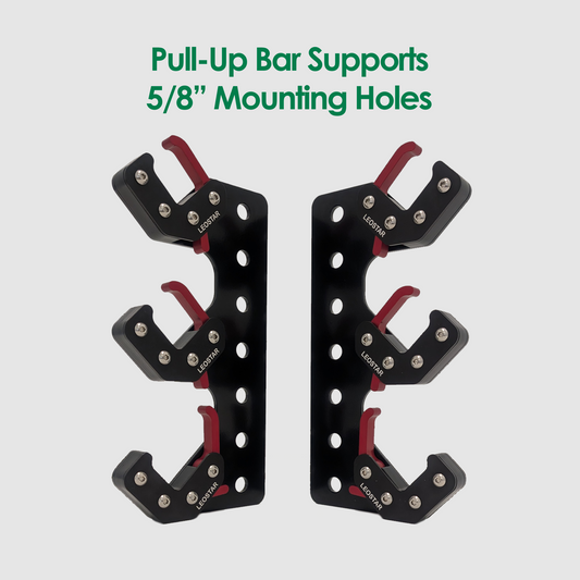 Pull-Up Bar Support - 5/8" Holes - Triple Level