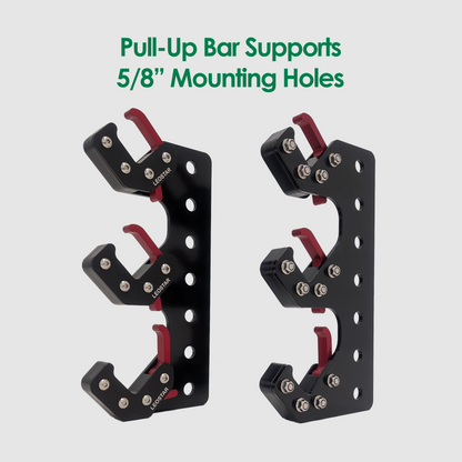 Pull-Up Bar Support - 5/8" Holes - Triple Level